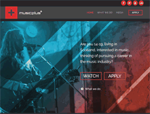 Tablet Screenshot of musicplus.org.uk